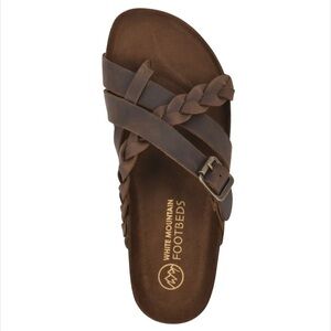 White Mountain Women's Brown Sandals